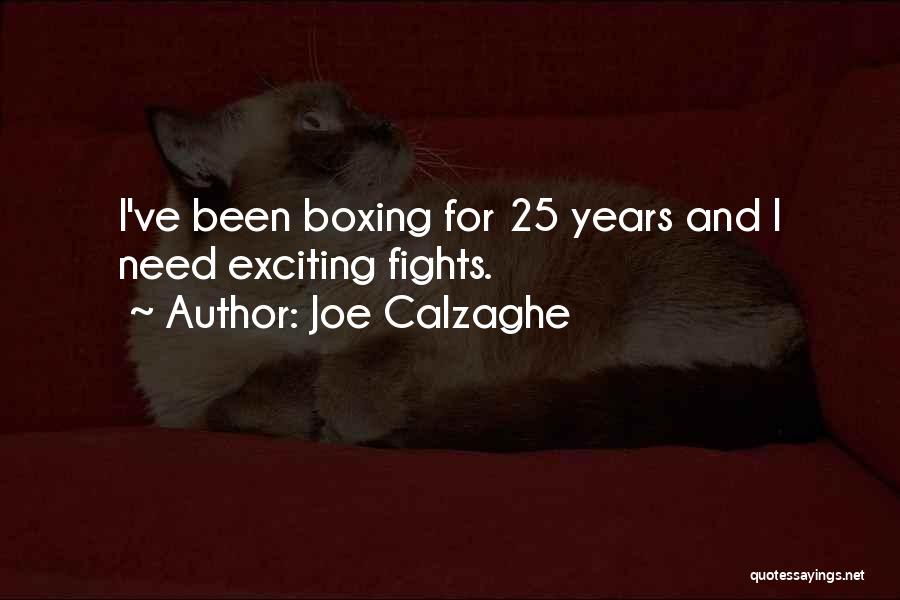 25 Years Quotes By Joe Calzaghe 25 Years Quotes By Joe Calzaghe