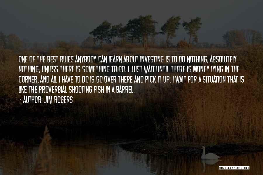 Jim Rogers Quotes: One Of The Best Rules Anybody Can Learn About Investing Is To Do Nothing, Absolutely Nothing, Unless There Is Something