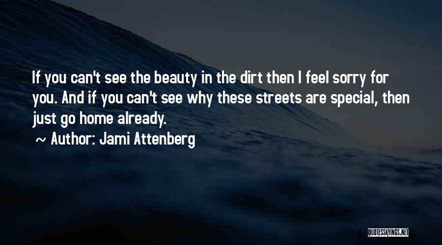Jami Attenberg Quotes: If You Can't See The Beauty In The Dirt Then I Feel Sorry For You. And If You Can't See
