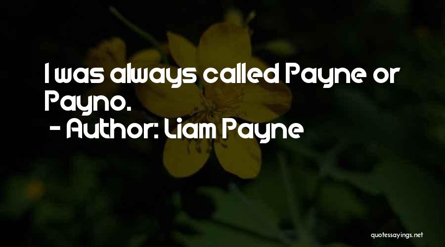 Liam Payne Quotes: I Was Always Called Payne Or Payno.