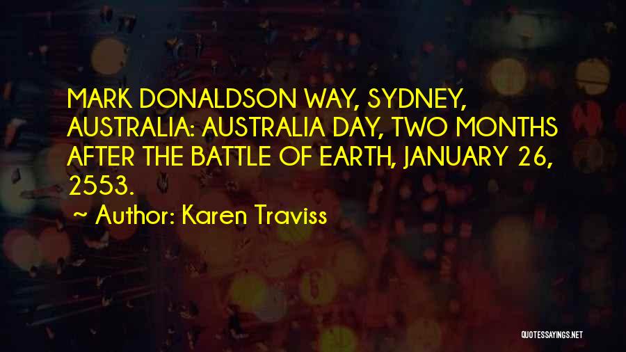 26 January Quotes By Karen Traviss