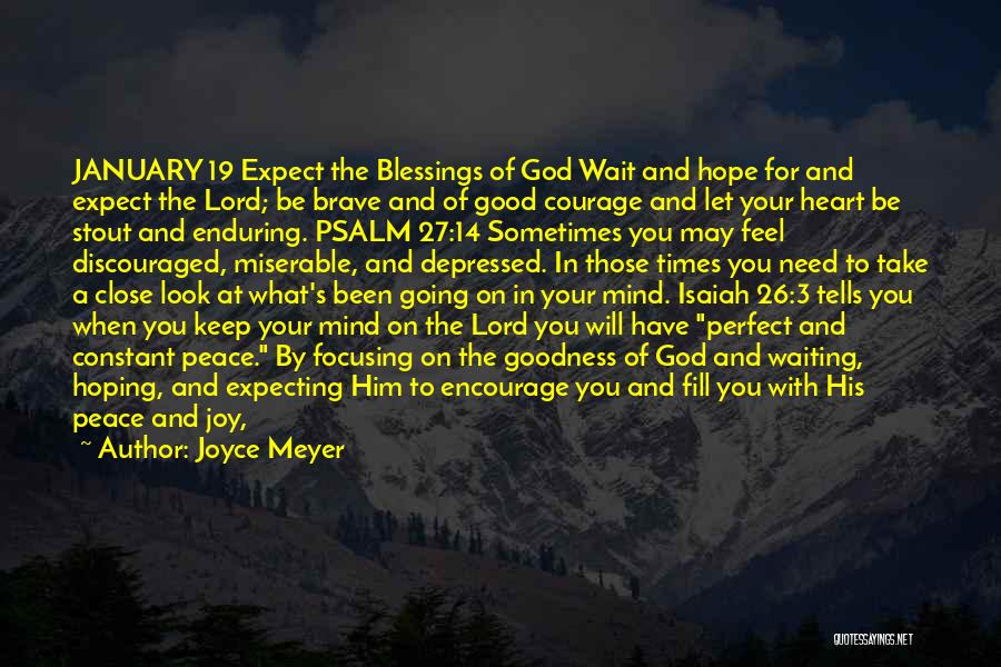 26 Th January Quotes By Joyce Meyer