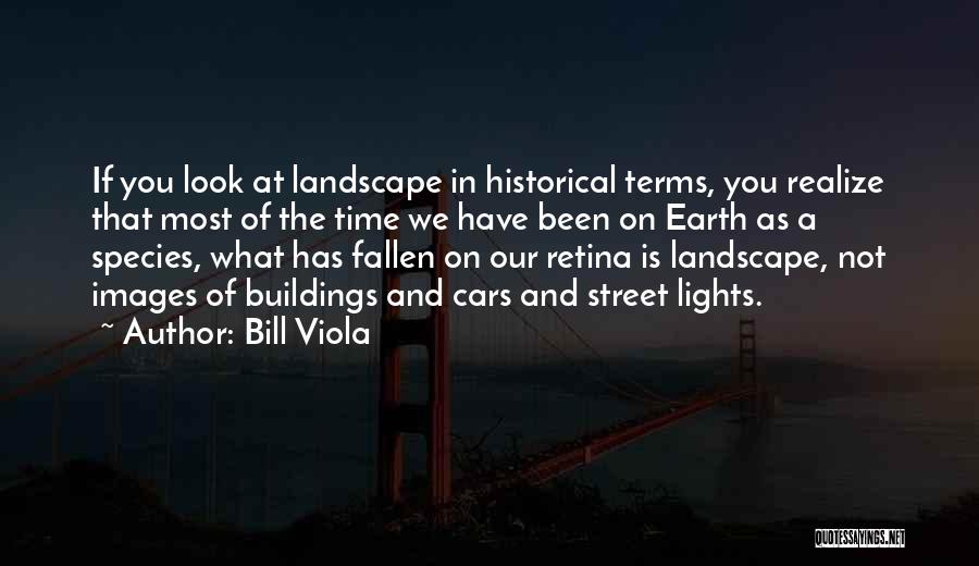 Bill Viola Quotes: If You Look At Landscape In Historical Terms, You Realize That Most Of The Time We Have Been On Earth