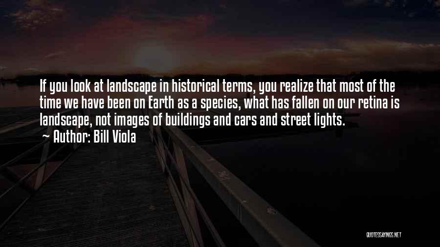 Bill Viola Quotes: If You Look At Landscape In Historical Terms, You Realize That Most Of The Time We Have Been On Earth