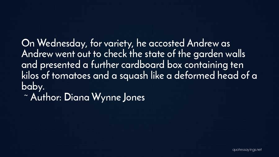 Diana Wynne Jones Quotes: On Wednesday, For Variety, He Accosted Andrew As Andrew Went Out To Check The State Of The Garden Walls And