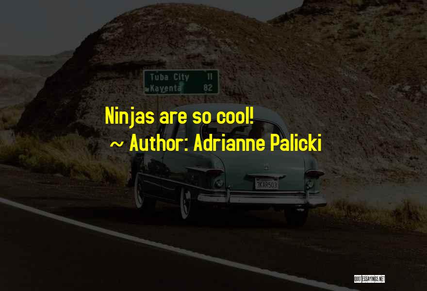 Adrianne Palicki Quotes: Ninjas Are So Cool!