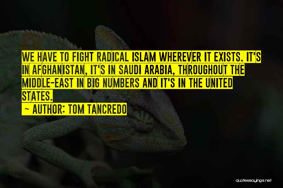 Tom Tancredo Quotes: We Have To Fight Radical Islam Wherever It Exists. It's In Afghanistan, It's In Saudi Arabia, Throughout The Middle-east In