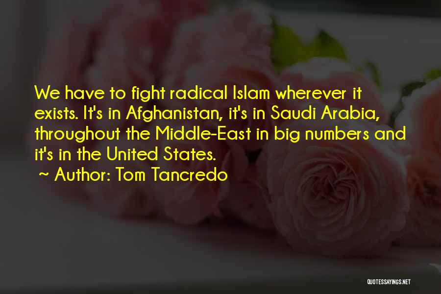 Tom Tancredo Quotes: We Have To Fight Radical Islam Wherever It Exists. It's In Afghanistan, It's In Saudi Arabia, Throughout The Middle-east In