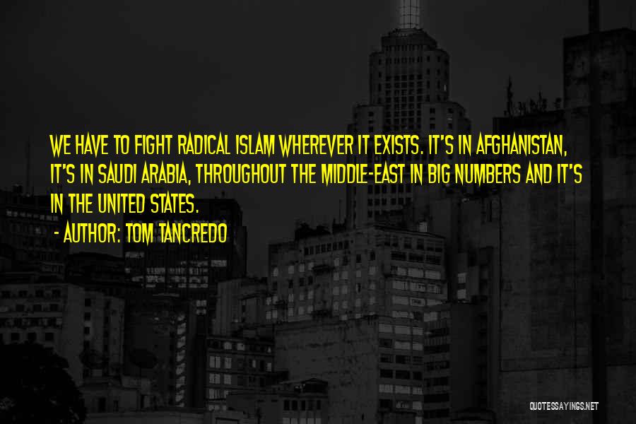 Tom Tancredo Quotes: We Have To Fight Radical Islam Wherever It Exists. It's In Afghanistan, It's In Saudi Arabia, Throughout The Middle-east In