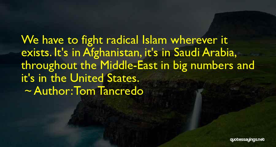 Tom Tancredo Quotes: We Have To Fight Radical Islam Wherever It Exists. It's In Afghanistan, It's In Saudi Arabia, Throughout The Middle-east In