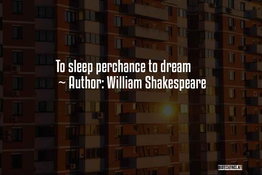 William Shakespeare Quotes: To Sleep Perchance To Dream