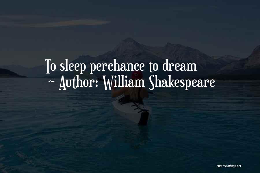 William Shakespeare Quotes: To Sleep Perchance To Dream