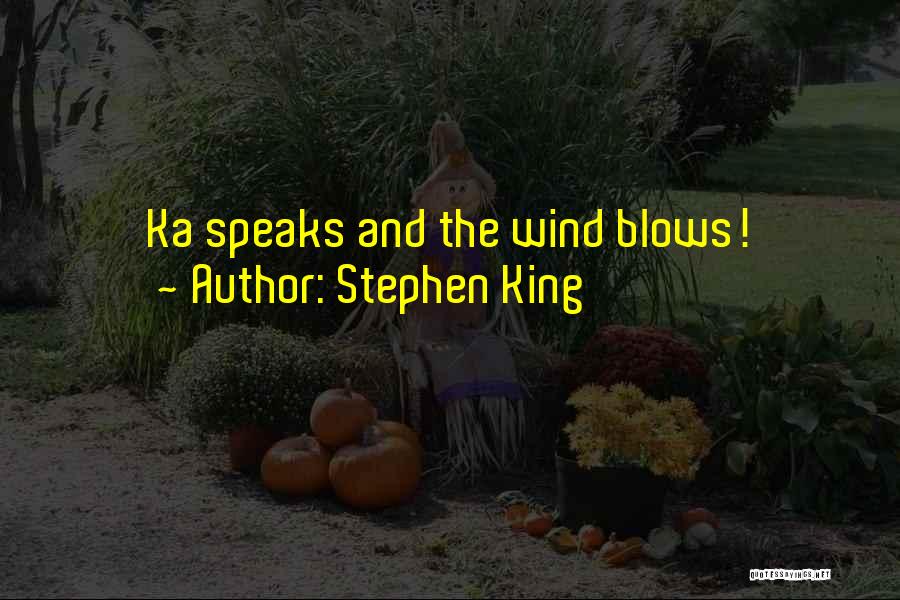 Stephen King Quotes: Ka Speaks And The Wind Blows!