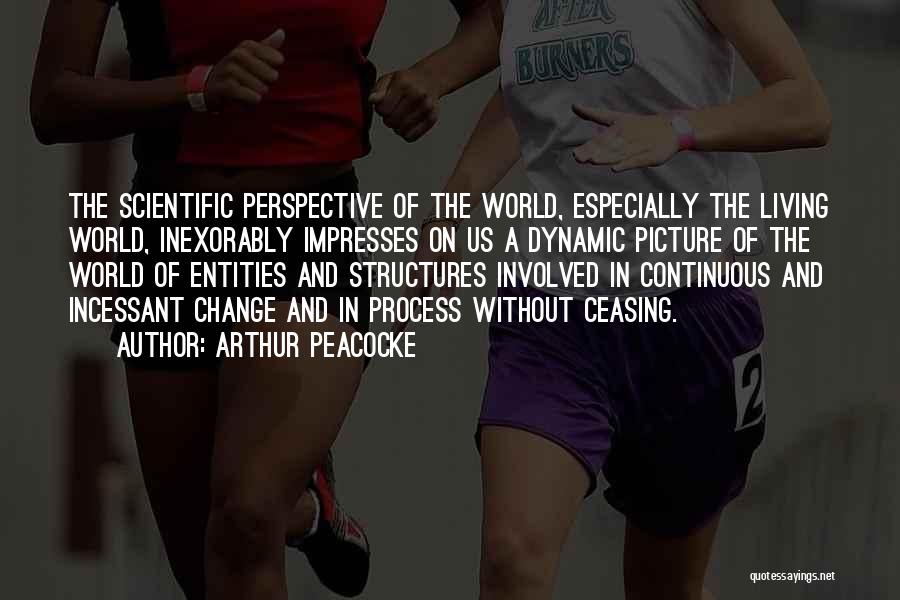 Arthur Peacocke Quotes: The Scientific Perspective Of The World, Especially The Living World, Inexorably Impresses On Us A Dynamic Picture Of The World