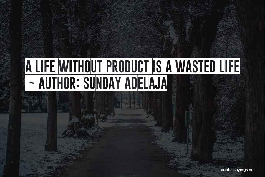 Sunday Adelaja Quotes: A Life Without Product Is A Wasted Life