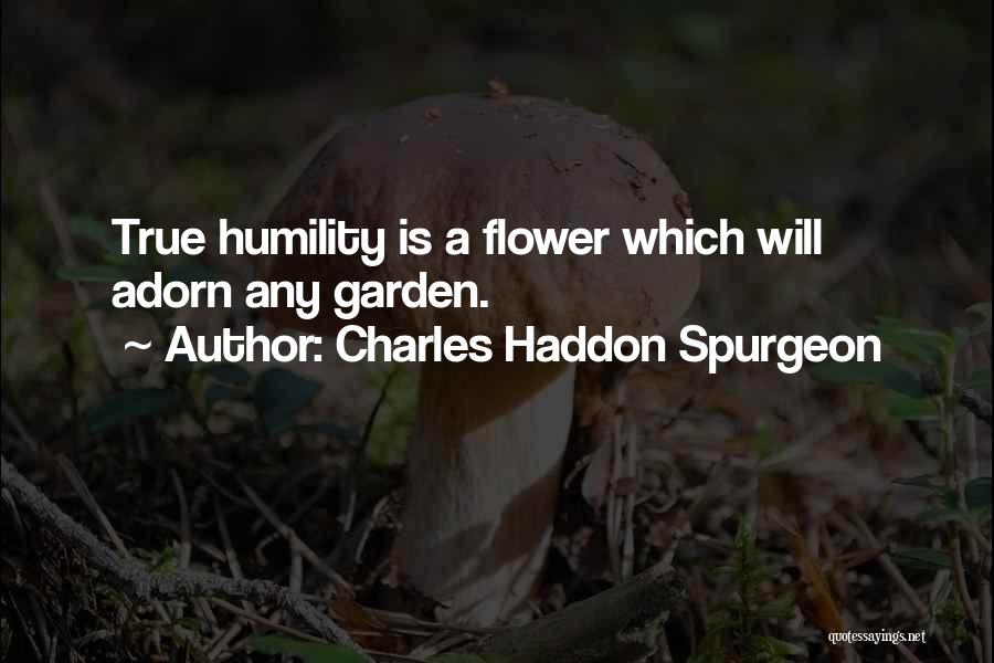 Charles Haddon Spurgeon Quotes: True Humility Is A Flower Which Will Adorn Any Garden.