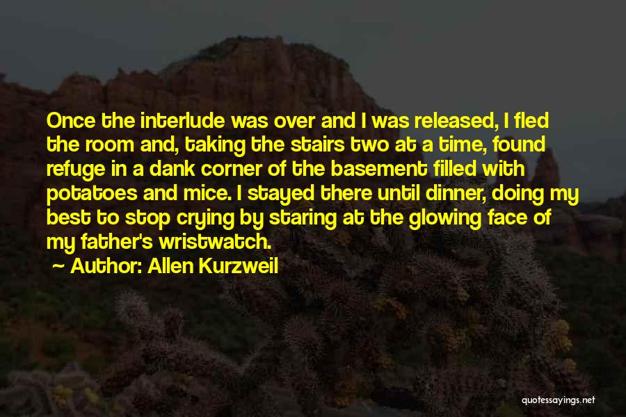 Allen Kurzweil Quotes: Once The Interlude Was Over And I Was Released, I Fled The Room And, Taking The Stairs Two At A