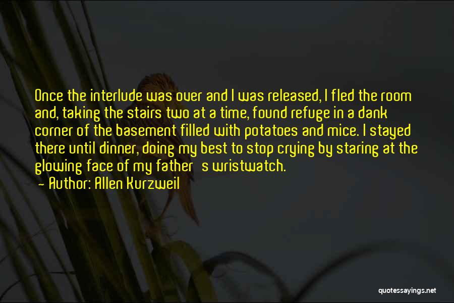 Allen Kurzweil Quotes: Once The Interlude Was Over And I Was Released, I Fled The Room And, Taking The Stairs Two At A