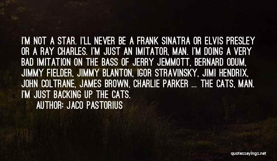 Jaco Pastorius Quotes: I'm Not A Star. I'll Never Be A Frank Sinatra Or Elvis Presley Or A Ray Charles. I'm Just An