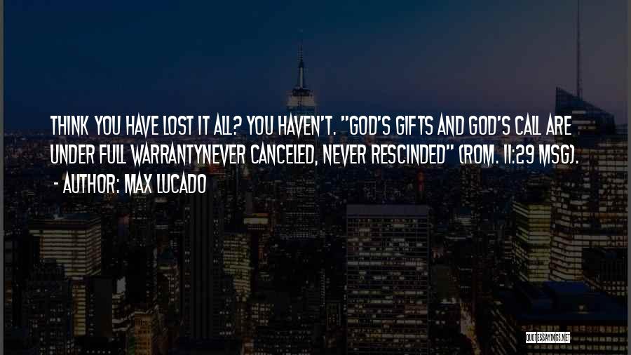 29 Gifts Quotes By Max Lucado