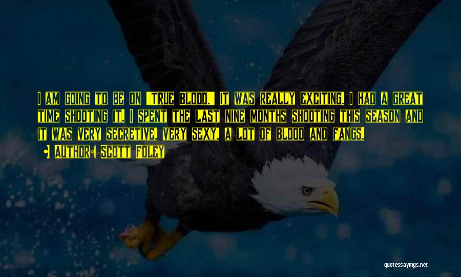 Scott Foley Quotes: I Am Going To Be On 'true Blood.' It Was Really Exciting. I Had A Great Time Shooting It. I