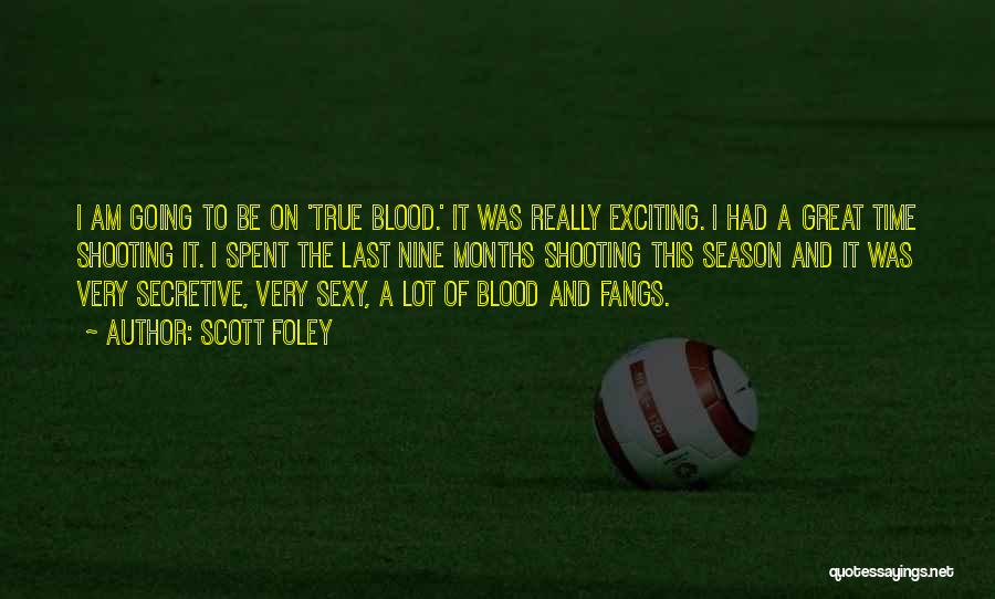 Scott Foley Quotes: I Am Going To Be On 'true Blood.' It Was Really Exciting. I Had A Great Time Shooting It. I