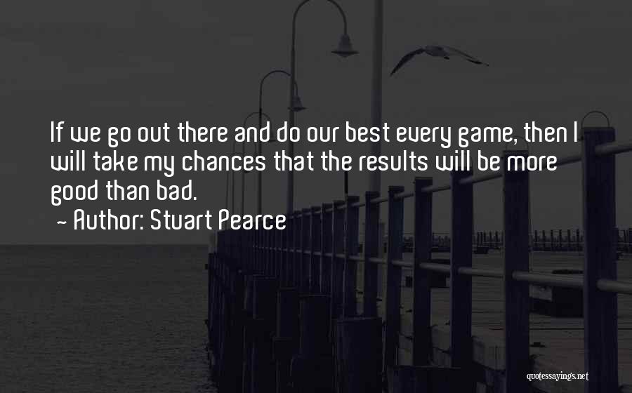 Stuart Pearce Quotes: If We Go Out There And Do Our Best Every Game, Then I Will Take My Chances That The Results