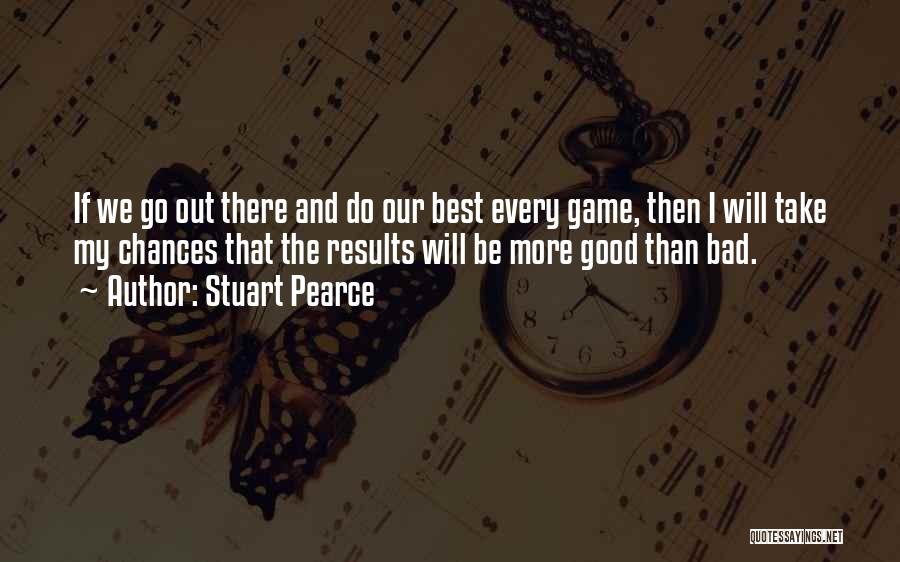 Stuart Pearce Quotes: If We Go Out There And Do Our Best Every Game, Then I Will Take My Chances That The Results