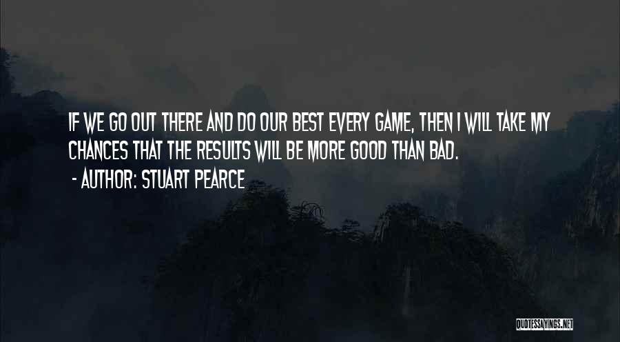 Stuart Pearce Quotes: If We Go Out There And Do Our Best Every Game, Then I Will Take My Chances That The Results