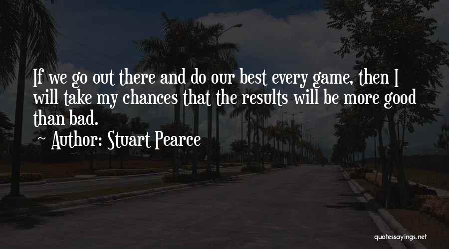 Stuart Pearce Quotes: If We Go Out There And Do Our Best Every Game, Then I Will Take My Chances That The Results