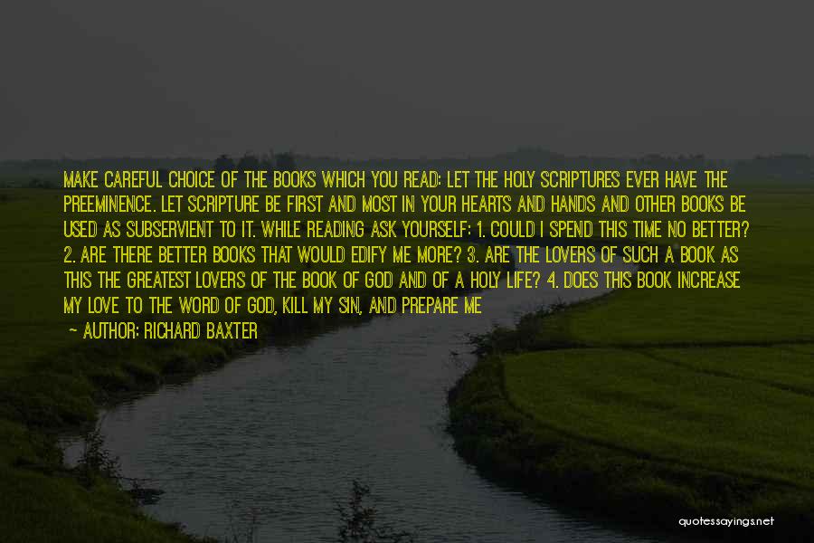 3-7 Word Quotes By Richard Baxter