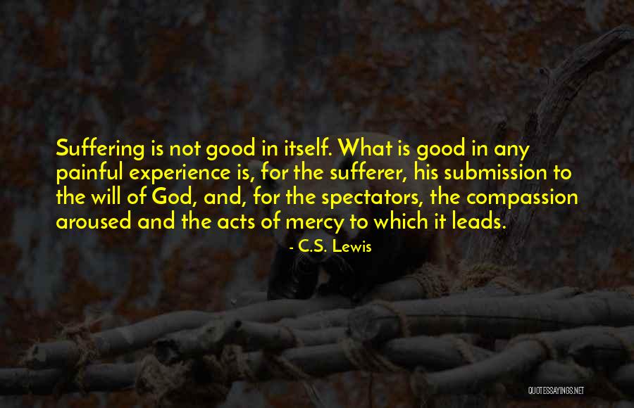 3 Acts Of God Quotes By C.S. Lewis