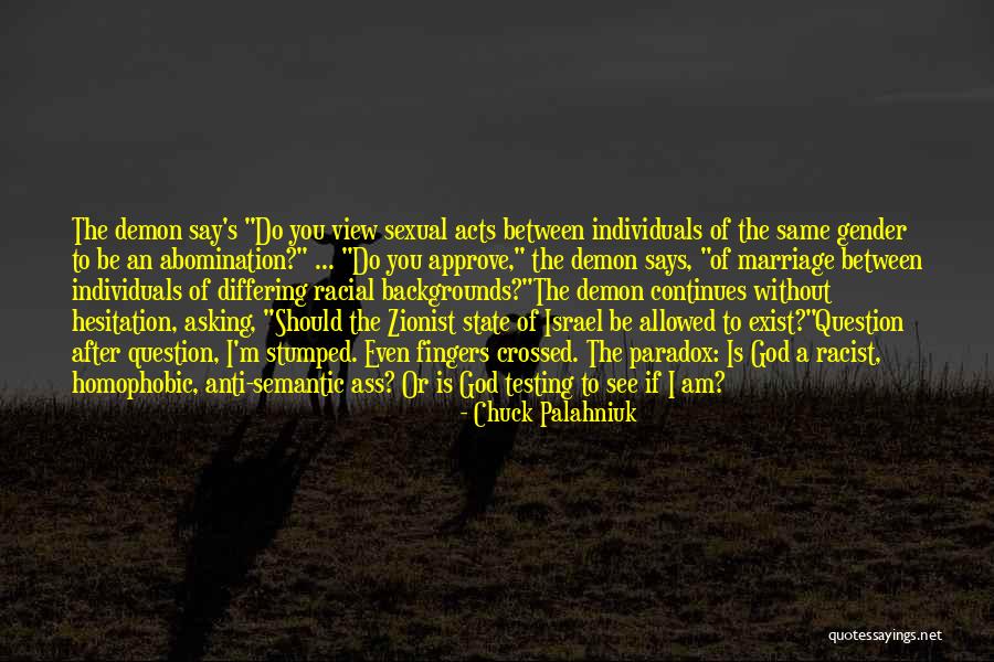 3 Acts Of God Quotes By Chuck Palahniuk