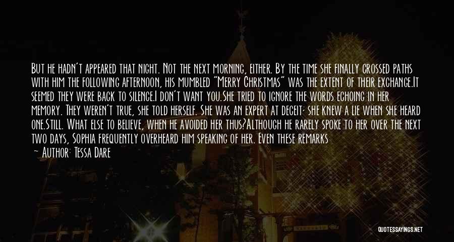 3 Days Till Christmas Quotes By Tessa Dare