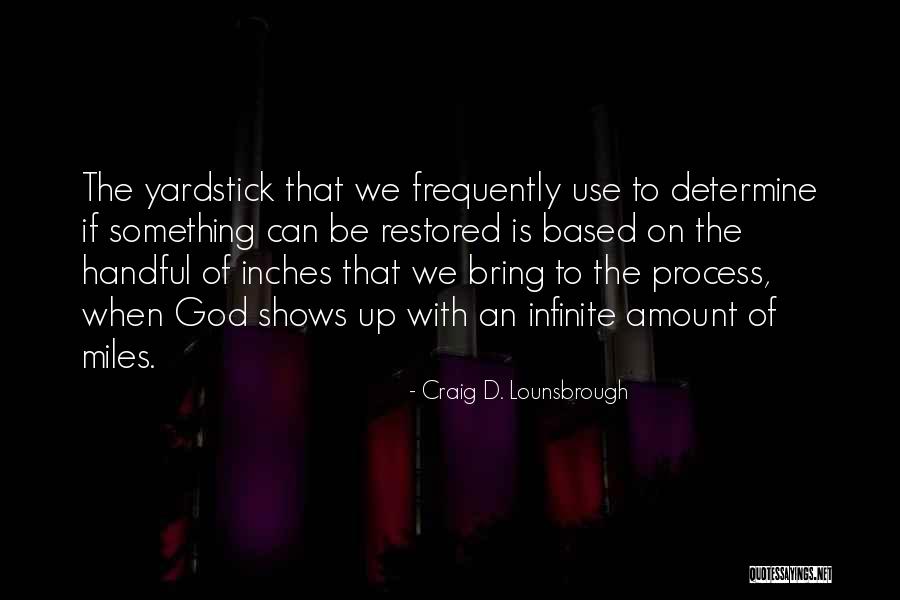 3 Inches Quotes By Craig D. Lounsbrough