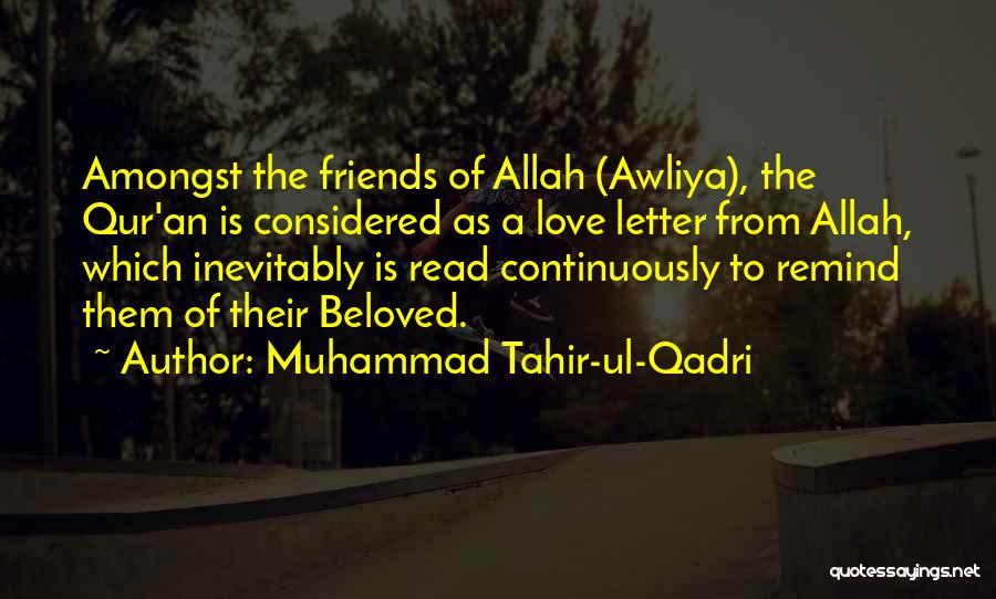 3 Letter Love Quotes By Muhammad Tahir-ul-Qadri