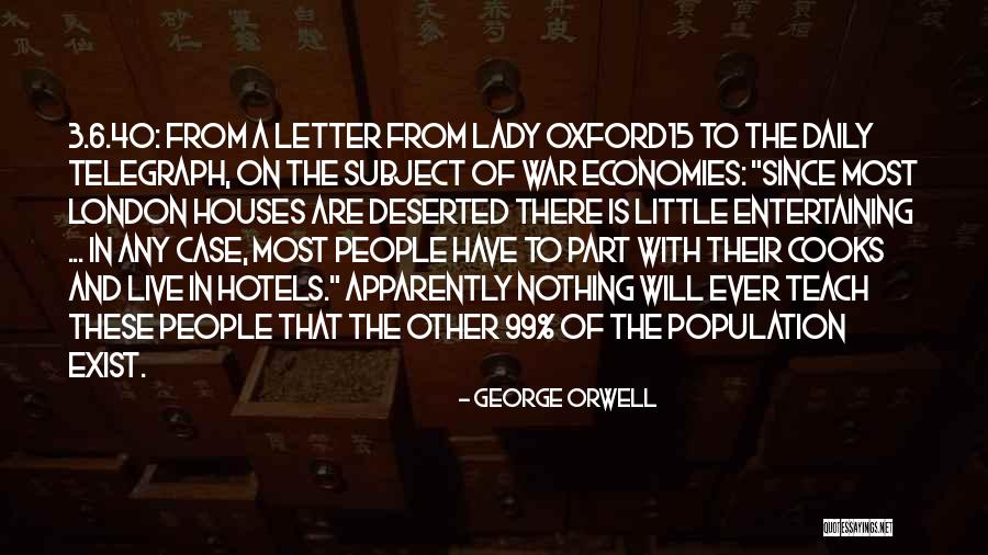 3 Letter Quotes By George Orwell