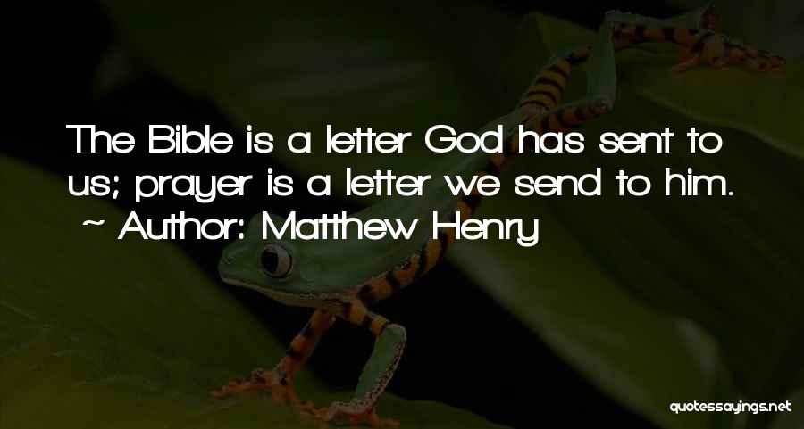 3 Letter Quotes By Matthew Henry