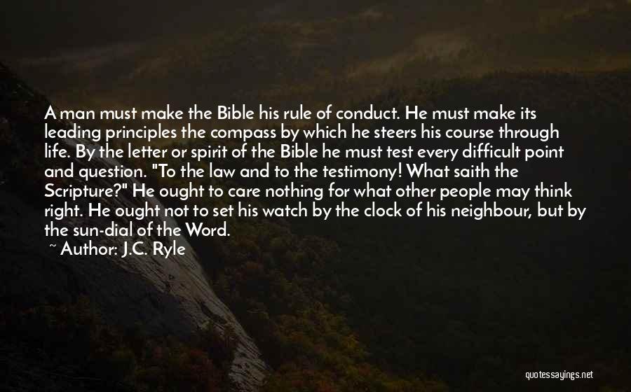 3 Letter Word Quotes By J.C. Ryle