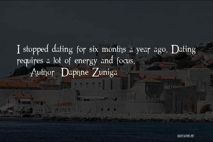 3 Months Dating Quotes By Daphne Zuniga