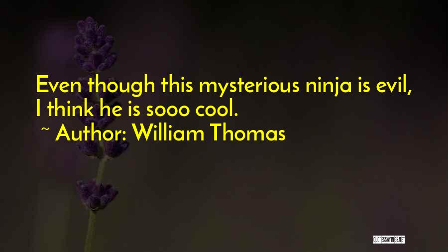 3 Ninja Quotes By William Thomas