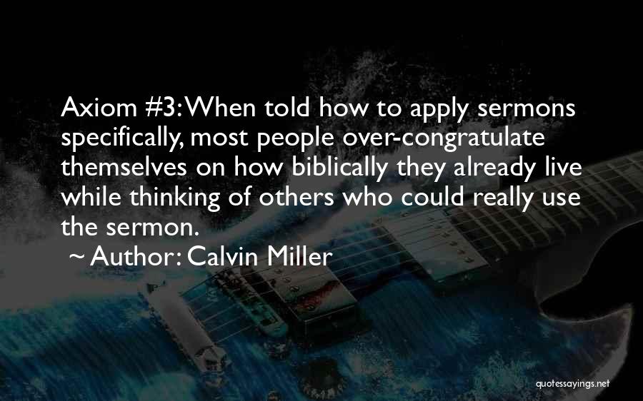 3 People Quotes By Calvin Miller