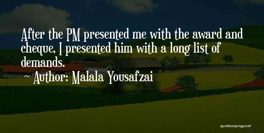 3 Pm Quotes By Malala Yousafzai