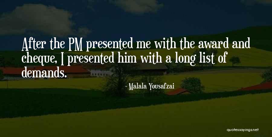 3 Pm Quotes By Malala Yousafzai