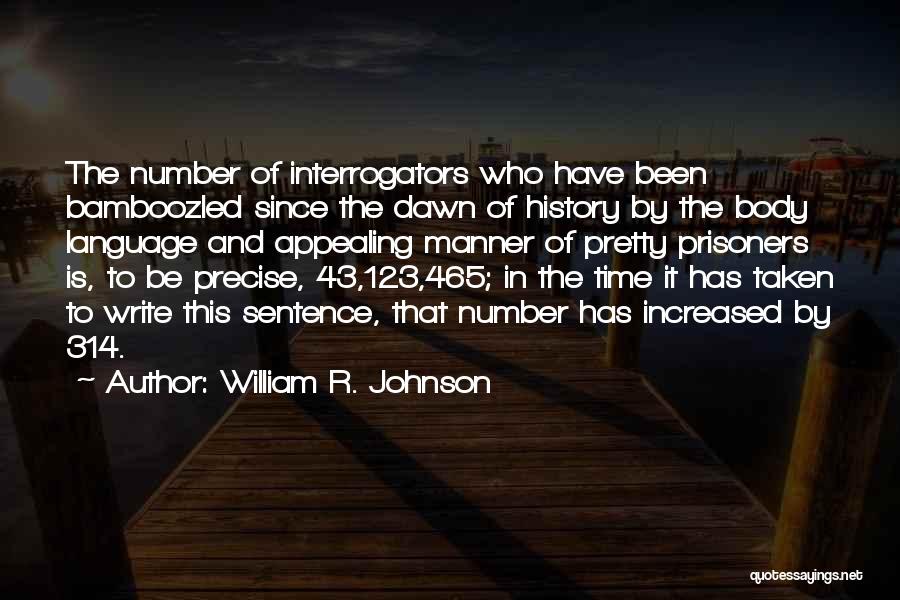 3 Sentence Quotes By William R. Johnson