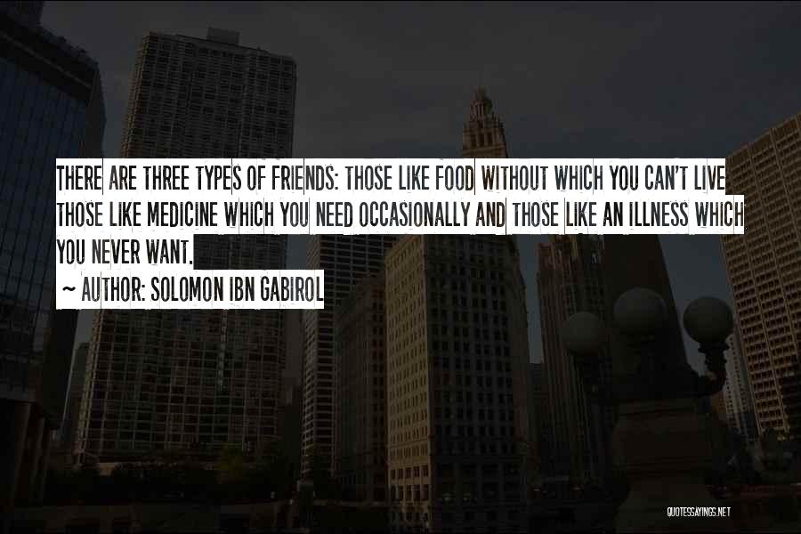 3 Types Of Friends Quotes By Solomon Ibn Gabirol