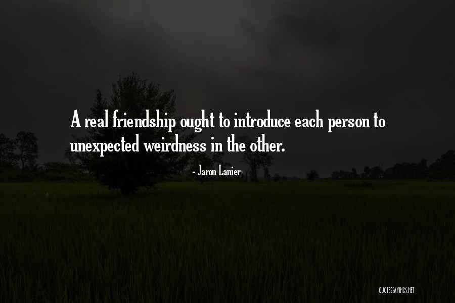 3 Way Friendship Quotes By Jaron Lanier