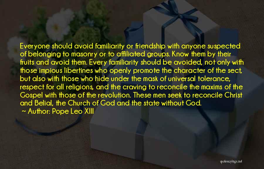 3 Way Friendship Quotes By Pope Leo XIII