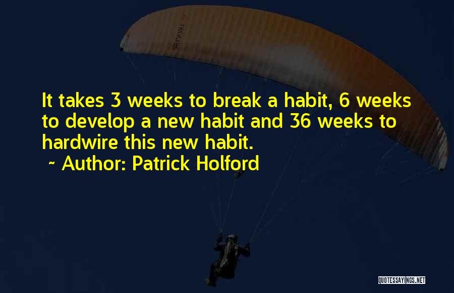 3 Weeks Quotes By Patrick Holford