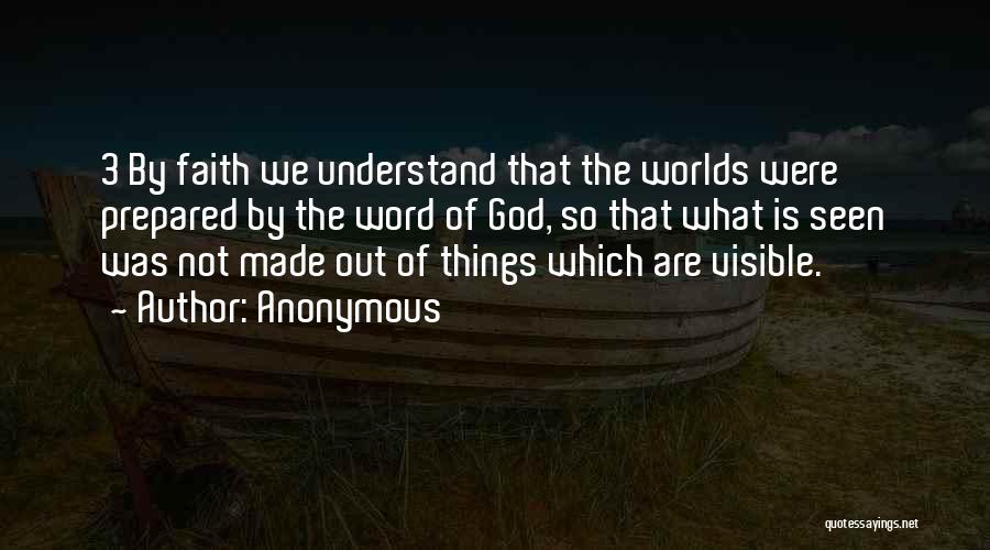 3 Word God Quotes By Anonymous